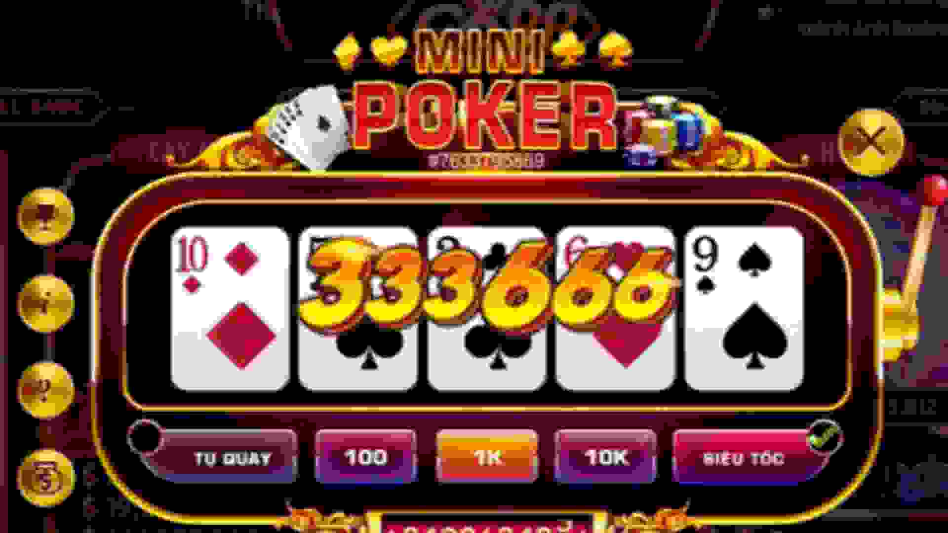 333666 Hướng dẫn cách chơi Mini Game Poker cực đơn giản.jpg